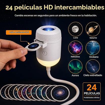 Proyector de Luz Nocturna Holográfica